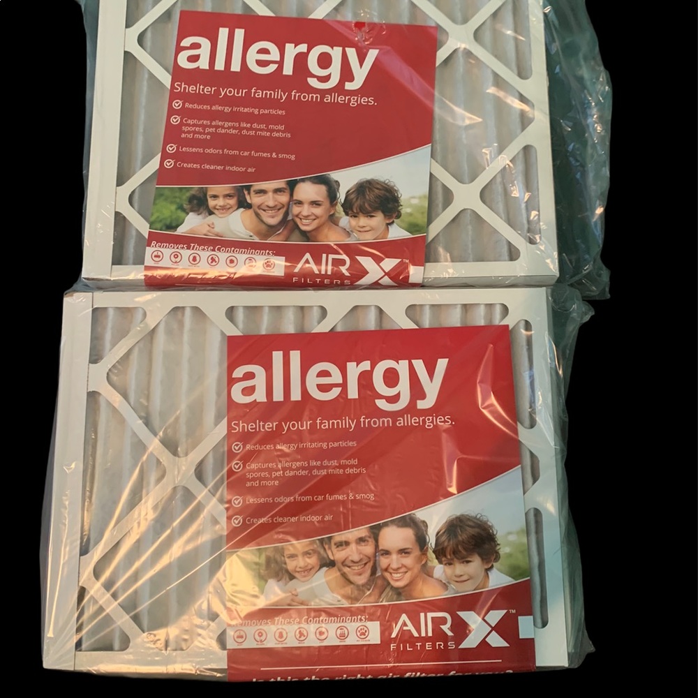 Air filters 12x16x1 MERV 11 - 12 air filters.